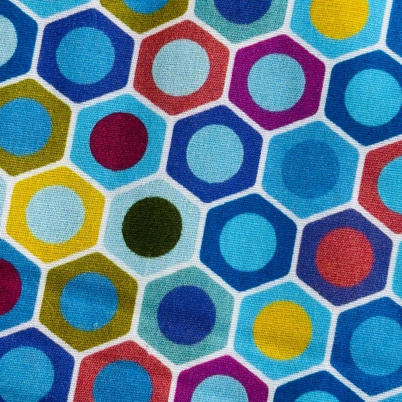 Paris Shirt NWOT Gorgeous Geometric Pattern - Picture 5 of 8